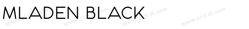 Mladen Black字体转换